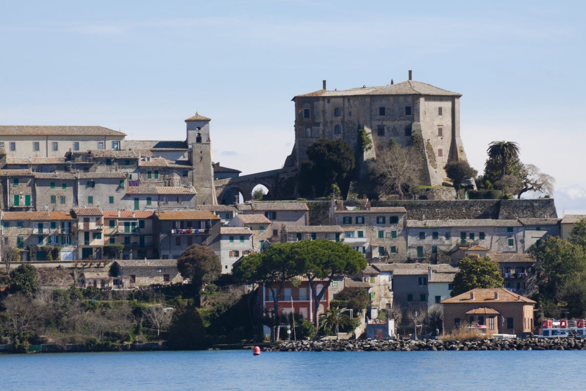 View of the Rocca Farnese di Capodimonte overlooking Lake Bolsena - Simone Antonazzo / ENIT SpA