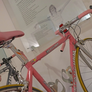 Dettaglio dalla sala dedicata al ciclismo femminile al Museo dei campionissimi - ENIT SpA