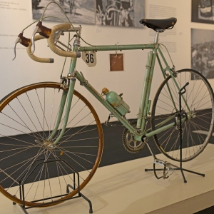 Bicicletta appartenuta a Fausto Coppi conservata al Museo dei campionissimi - ENIT SpA
