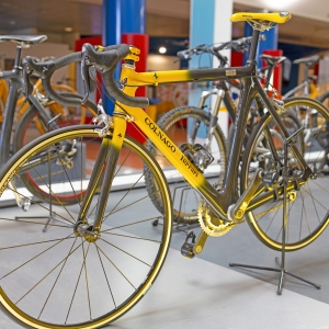 Esposizione di biciclette da corsa al Museo dei campionissimi - ENIT SpA