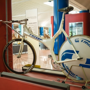 Bicicletta appartenuta a Francesco Moser al Museo dei campionissimi - ENIT SpA