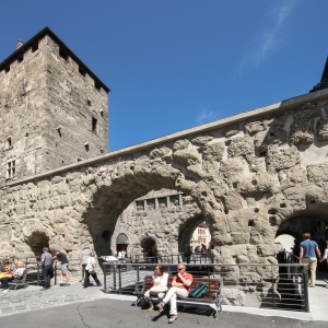 Torre Signori e Porta Praetoria - Archivio Regione Autonoma Valle d'Aosta