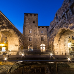 Torre Signori e Porta Praetoria - Archivio Regione Autonoma Valle d'Aosta