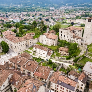 Panorama di Feltre con il Castello di Alboino - ENIT SpA