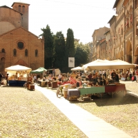 Piazza Santo Stefano e Mercato - Giovanni Osbat