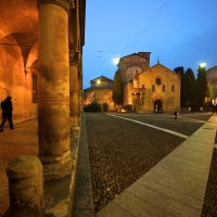Piazza Santo Stefano dopo il tramonto - Peterzul