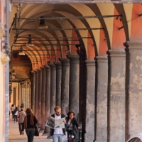 Portici Piazza Malpighi - Giovanni Osbat