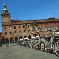 Piazza Maggiore con bici - Chiara Casalone