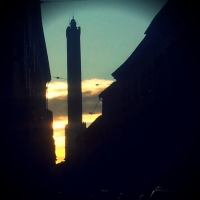 Asinelli al tramonto (Torre) - Mental shot75