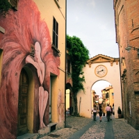 Dipinto su muro esterno - Lia Versaci