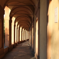 Luci ed ombre nel portico di San Luca - Francesca Caldarola