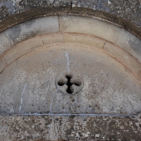 Iscrizione duecentesca sul portale della chiesa di Santa Maria - Rambolola