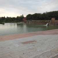 Panorama della chiusa senz'acqua - Laublu