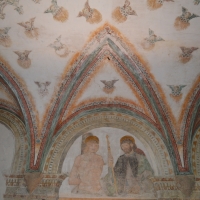 Bentivoglio, Castello, decorazioni della cappella, - Cinzia Malaguti