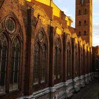 Bologna. Basilica San Petronio. Via de' Pignattari - Raffacossa