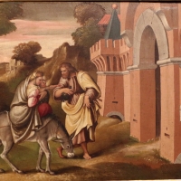 Girolamo marchesi detto il cotignola, predella da s. giuseppe dei cappuccini, 1522-24, fuga in egitto - Sailko