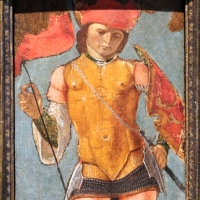 Ercole de' roberti (attr.), san michele arcangelo, 1480-85 ca. 02 - Sailko