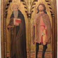 Cristoforo di benedetto, frammenti di polittico coi ss. antonio abate e rocco, 1467, da s. prospero - Sailko