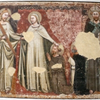 Pittore bolognese, visione di s. domenico, 1355-60 ca., da s.m. maddalena - Sailko