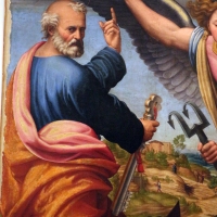 Innocenzo da imola, madonna in gloria e tre santi, 1517-22, da s. michele in bosco 04 - Sailko