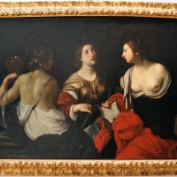 Giovanni andrea sirani, allegoria delle tre arti sorelle, pittura, musica e poesia, 1660 ca - Sailko