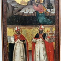 Lippo di dalmasio, orazione nell'orto e i ss. ambrogio e petronio, 1380-90 ca - Sailko