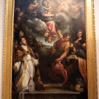 Annibale carracci, madonna in gloria e santi, 1590-92 ca., dai ss. ludovico e alessio, 01 - Sailko