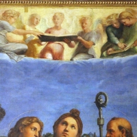Raffaello e collaboratori, estasi di santa cecilia, 1515 ca. da pinacoteca nazionale 02 - Sailko - Bologna (BO)