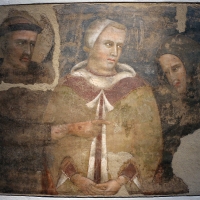 Francesco da rimini, tre figure, 1320-25 ca., da refettorio vecchio di s. francesco 1 - Sailko