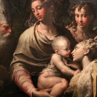 Parmigianino, madonna col bambino e santi, 1529, da s. margherita 04,1 - Sailko