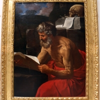 Simone cantarini, san girolamo leggente, 1637 ca., dal palazzo pubblico - Sailko