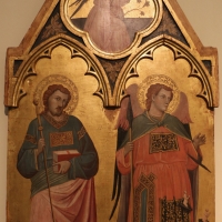 Jacopo di paolo, crocifissione, annunciazione e santi, 1400-10 ca., da s. michele in bosco 02 - Sailko