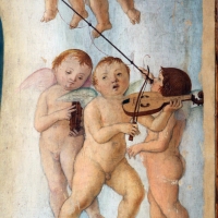Lorenzo costa, assunta e coro d'angeli, 1480-90 ca., da s. maria assunta in monteveglio, 02