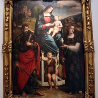 Giacomo e giulio francia, madonna in trono e santi, 1517-25 - Sailko