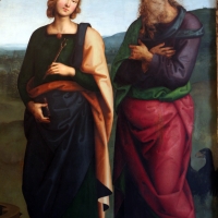 Perugino, madonna in gloria e santi, da s. giovanni in monte, 1500 ca. 04 - Sailko