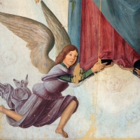 Lorenzo costa, assunta e coro d'angeli, 1480-90 ca., da s. maria assunta in monteveglio, 03 - Sailko