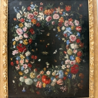 Giovanni stanchi, ghirlanda di fiori e farfalle, 1646 ca., coll. zambeccari - Sailko