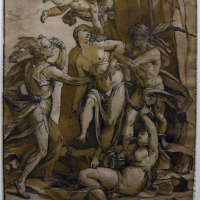 Andrea andreani da ligozzi, allegoria della virtù tormentata e salvata da amore, 1585 (bol. pinacoteca) - Sailko