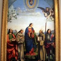 Francesco francia, annunziata tra santi, 1500, dall'annunziata, 01 - Sailko - Bologna (BO)