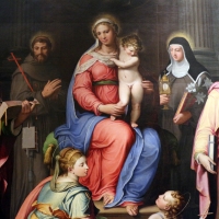 Il bagnacavallo junior, madonna in trono e santi, 1550 ca., dai s. narborre e felice, 02 - Sailko - Bologna (BO)
