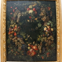 Michelangelo cerquozzi, ghirlanda di frutta e uccelli, 1646 ca., coll. zambeccari - Sailko