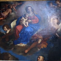 Guercino, san bruno in adorazione della madonna in gloria, 1647, da s. girolamo della certosa 02 - Sailko