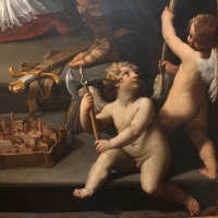 Guido reni, pietà adorata da cinque santi, 1616, da s. maria della pietà o dei mendicanti 08 putti - Sailko