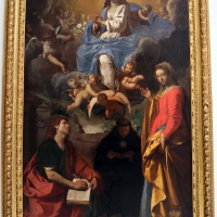 Simone cantarini, madonna in gloria tra santi, 1632-34 ca., 01 - Sailko - Bologna (BO)