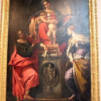 Annibale carracci, madobnna in trono e santi, 1593, da s. giorgio, 01 - Sailko