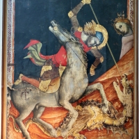 Vitale da bologna, san giorgio libera la principessa, 1330-35 ca., 01 - Sailko - Bologna (BO)