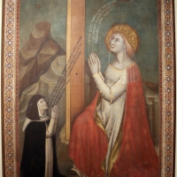 Simone dei crocifissi, s. elena oin adorazione della croce e una monaca, 1375-80 ca., da s. agnese - Sailko