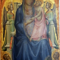 Lorenzo monaco, madonna col bambino in trono e quattro angeli, 1402-03 ca. 02 - Sailko