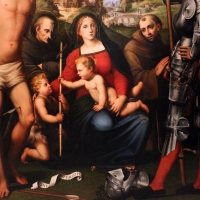 Giacomo e giulio francia, madonna col bambino tra ciqnue santi e angeli, 1526, da s. francesco 04 - Sailko - Bologna (BO)
