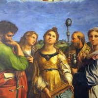 Raffaello e collaboratori, estasi di santa cecilia, 1515 ca. da pinacoteca nazionale 03 - Sailko - Bologna (BO)